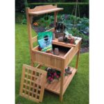 : potting bench and sink