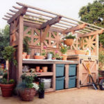 : potting bench better homes and gardens