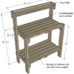 : potting bench cover
