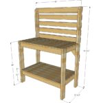 : potting bench made from pallets