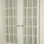 : French door curtains