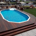 : above ground pool decks designs
