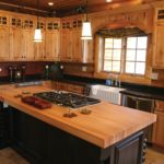 : amish hickory cabinets