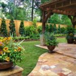 : backyard landscaping ideas for sloped yard