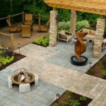 : backyard landscaping ideas with above ground pool