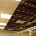 : basement ceiling ideas rustic