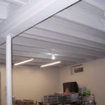 : basement ceiling ideas wood