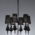 : black chandelier lamp shades