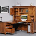 : bush furniture cabot corner desk with hutch