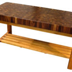Butcher Block Table to Match with Your Laminate Flooring