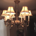 : chandelier lamp shades