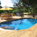 : cheap above ground pool decks