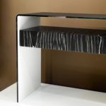 : contemporary console tables with drawers