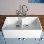 : cream ceramic kitchen sinks
