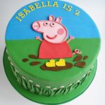 : creative peppa pig birthday cake