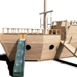 : cute Pirate Ship Playhouse
