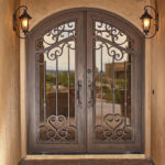 : diy Wrought iron doors