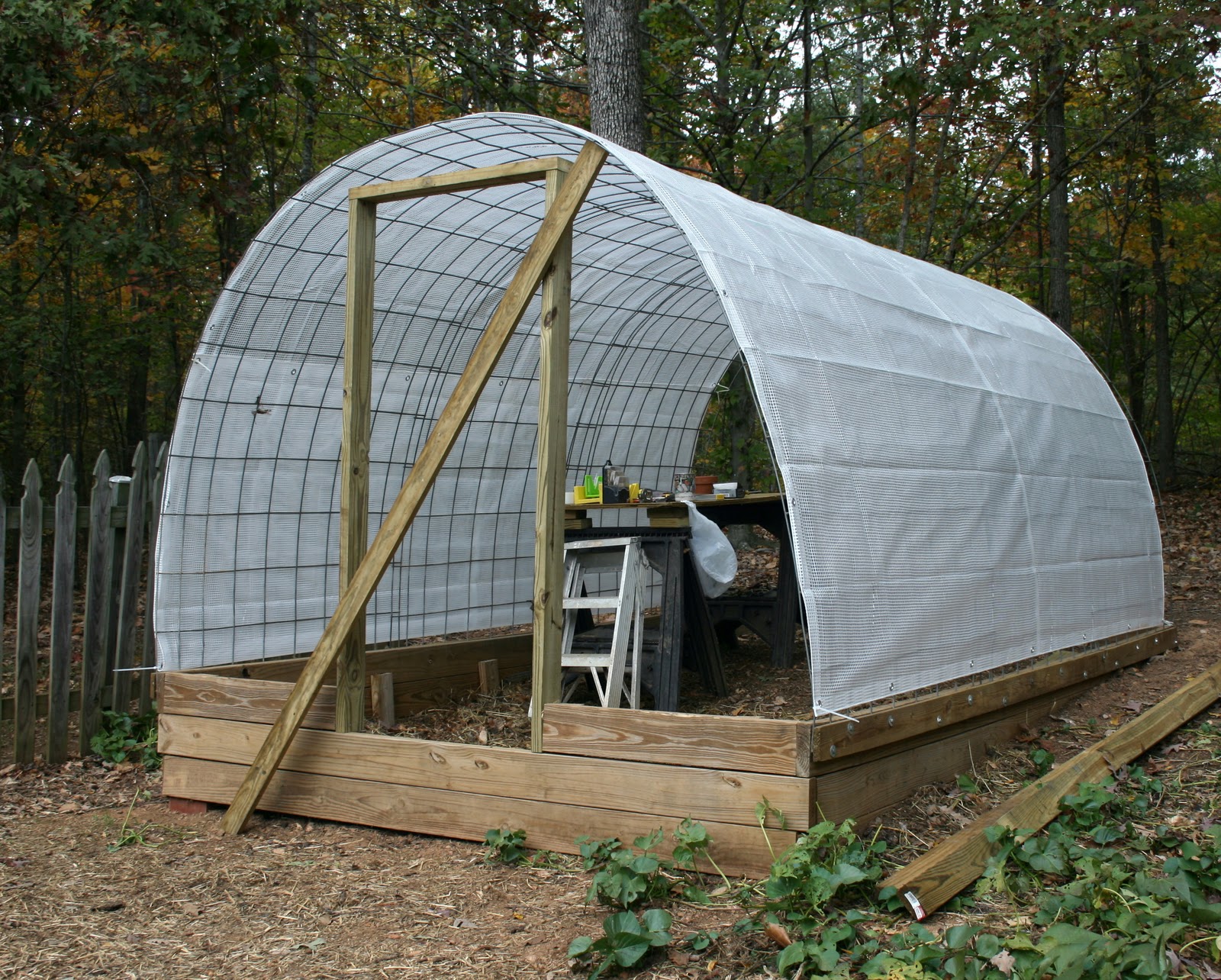 diy greenhouse pvc