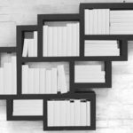 : diy wall mounted bookshelves