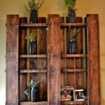 : diy wood pallet shelves
