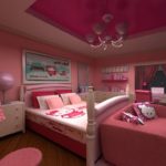 : elegant hello kitty bedroom set