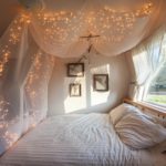 : elegant string lights for bedroom