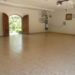 : epoxy garage floor before and after