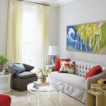 : feng shui living room with tv
