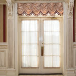 : french door curtains rods