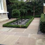 : front garden brick designs