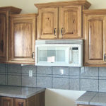 : hickory cabinets and flooring