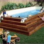 : ideas for above ground pool decks