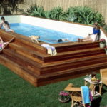 : ideas for above ground pools with decks