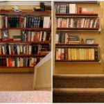 : ideas for wall mounted bookshelves