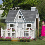 : kids outdoor plastic playhouse