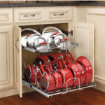 : kitchen cabinet organizers for pots and pans