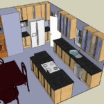 : kitchen design layout floor plan