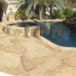 : large stamped concrete stone