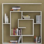 : large wall mounted bookshelves
