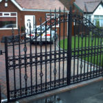 : metal wrought iron gates