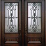 : modern Wrought iron doors