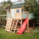 : modern kids outdoor playhouse