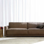 : modern leather sofa