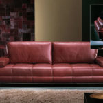 : modern leather sofa recliner