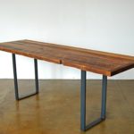 : narrow dining table antique