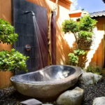 : outdoor bathroom area for dogs