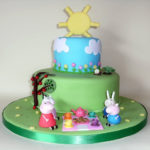 : peppa pig birthday cake candles