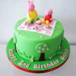 : peppa pig birthday cake decorations