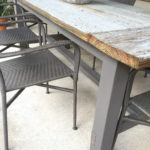 : pine farmhouse table and chairs