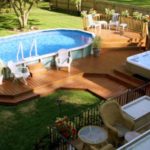 : pool covers for above ground pools with decks